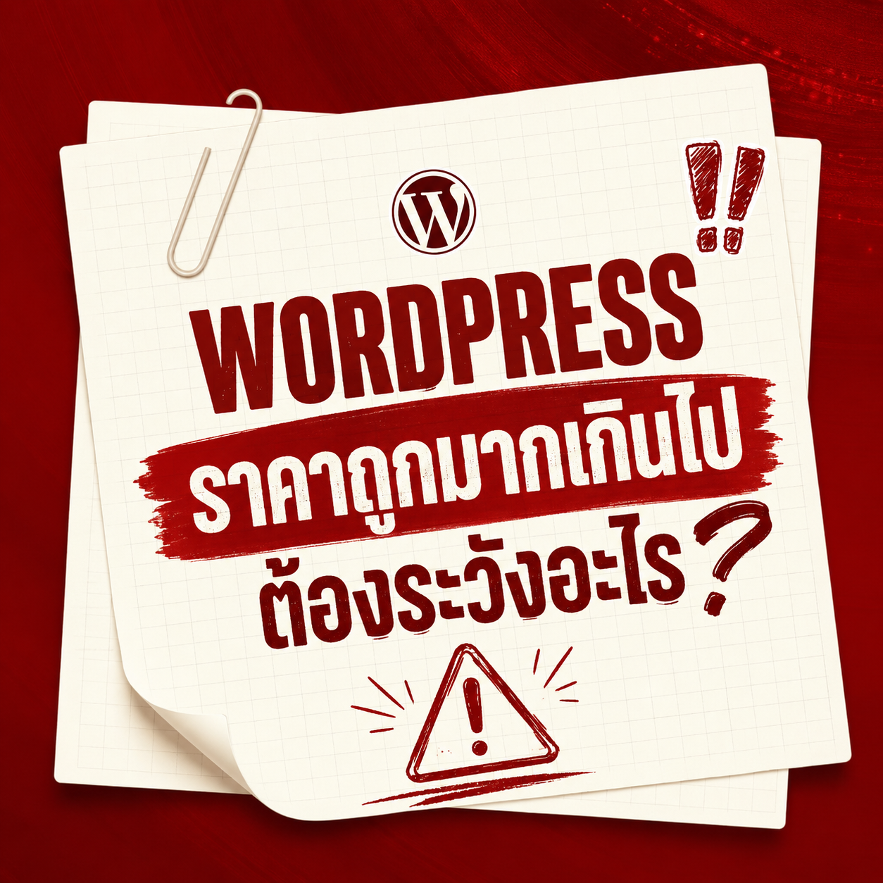 wordpress ราคาถูก