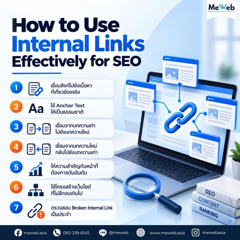 Internal Links, internal link คือ, internal linking seo, ลิงก์ภายในเว็บไซต์